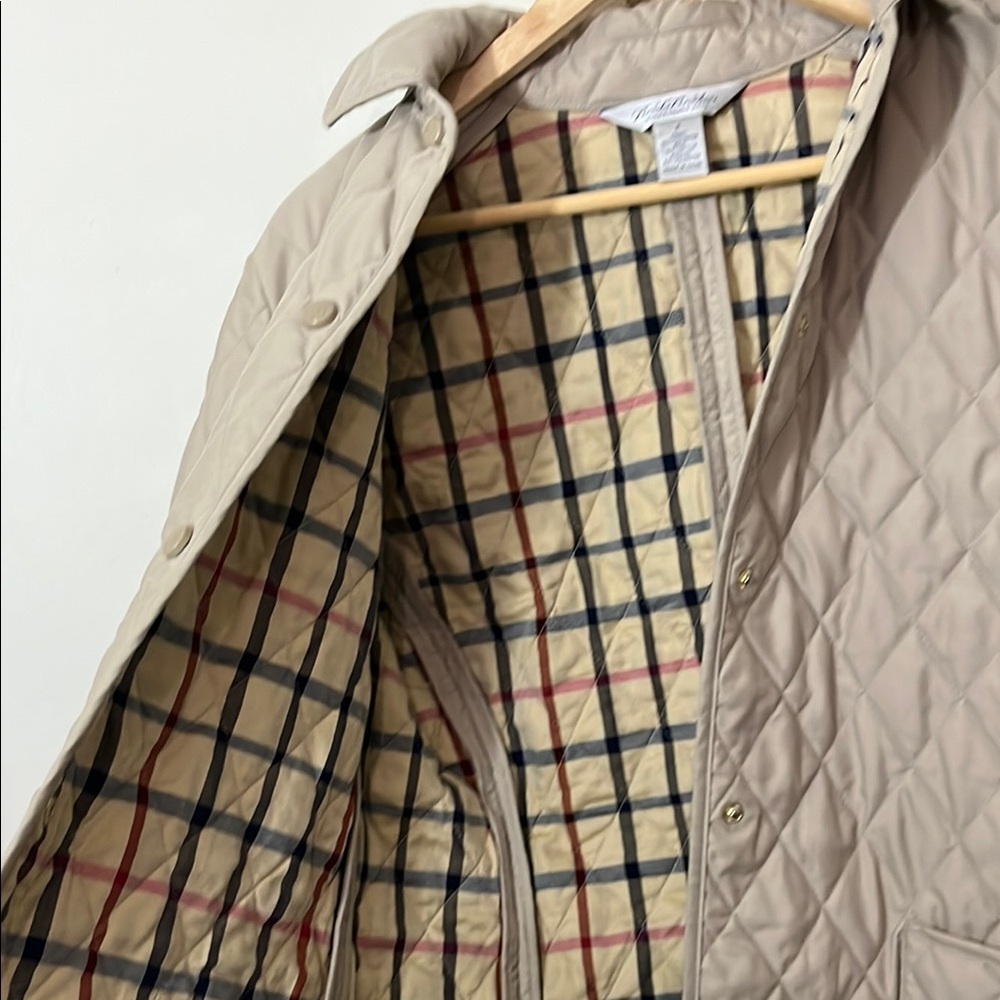 Brooks Brothers Cream Puffer Jacket